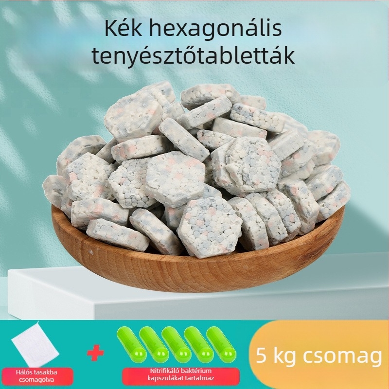 Naichong kerámia akváriumi szűrőanyag baktériumkultúrával, nano-kő szűrő és biokémiai golyók