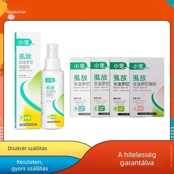 Small pet bolha- és kullancs spray kutyáknak és macskáknak, külső parazitamentesítés, univerzális használat, 48 darabos doboz, 30 g tömeg