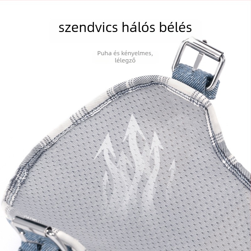 Wakytu denim mellkas-hám háziállatoknak – mellény-stílusú hám, szakadásálló, kutyáknak és macskáknak
