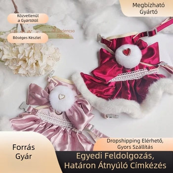 Beautiful Pet poliészter mellény macskáknak — 200 darabos csomag, kompatibil kötél pórázzal