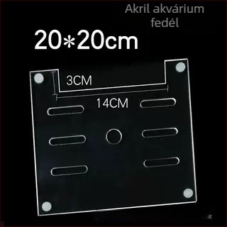 Akril akvárium fedél, nem toxikus, átlátszó, lélegző, anti ugrás, kristályfedél (Anyag: Akril; Tömeg: 50; Kategória: Akváriumi felszerelés)