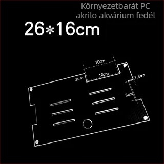 Akril akvárium fedél, nem toxikus, átlátszó, lélegző, anti ugrás, kristályfedél (Anyag: Akril; Tömeg: 50; Kategória: Akváriumi felszerelés)