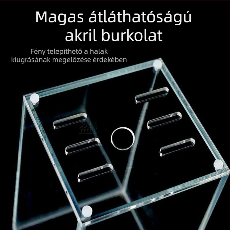 Akril akvárium fedél, nem toxikus, átlátszó, lélegző, anti ugrás, kristályfedél (Anyag: Akril; Tömeg: 50; Kategória: Akváriumi felszerelés)