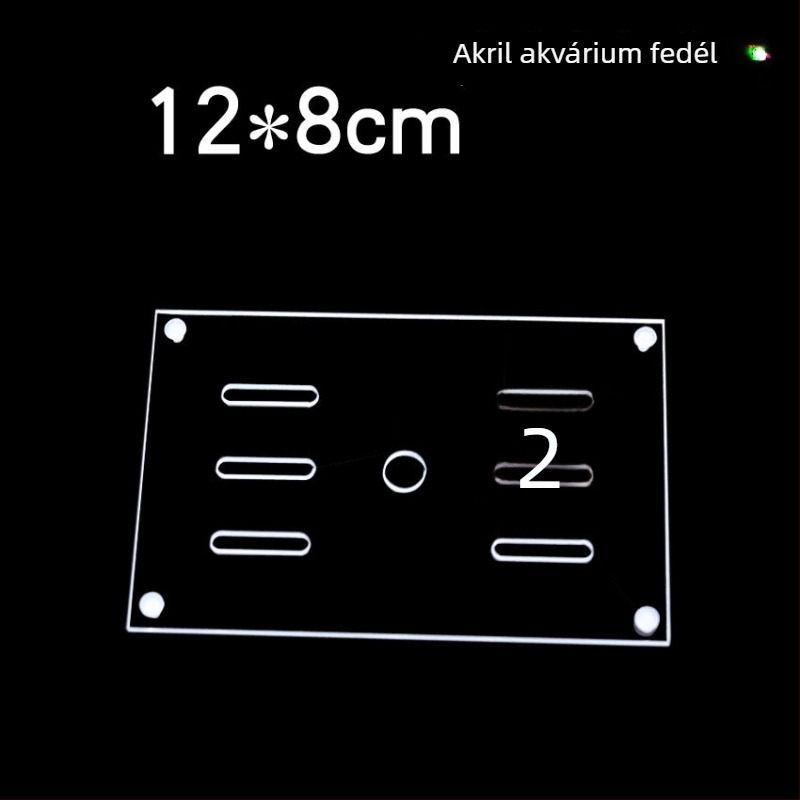 Akril akvárium fedél, nem toxikus, átlátszó, lélegző, anti ugrás, kristályfedél (Anyag: Akril; Tömeg: 50; Kategória: Akváriumi felszerelés)