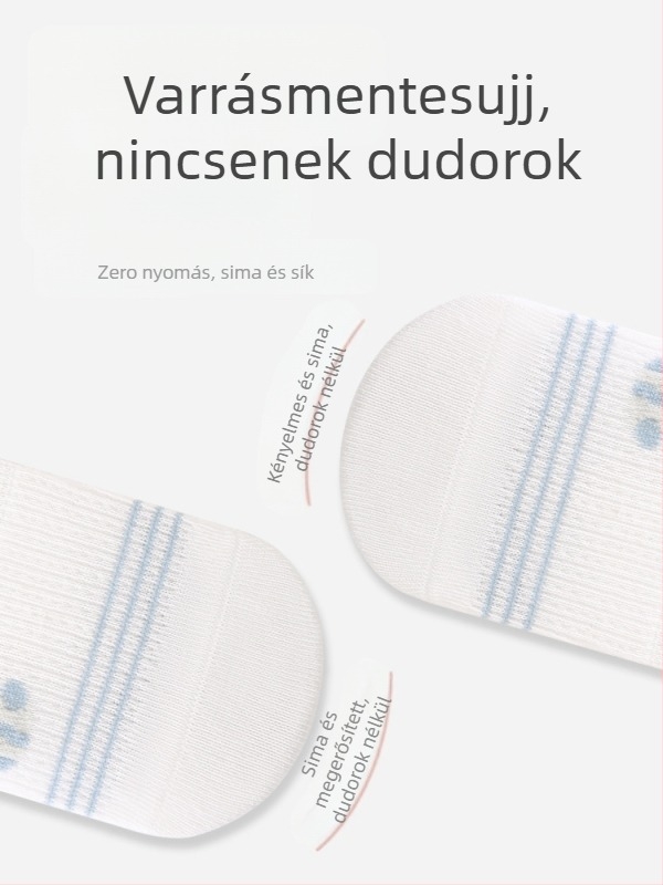 Gyerek zokni nyárra, ultra vékony, szúnyogmentes, hosszú cső, cartoon mintával