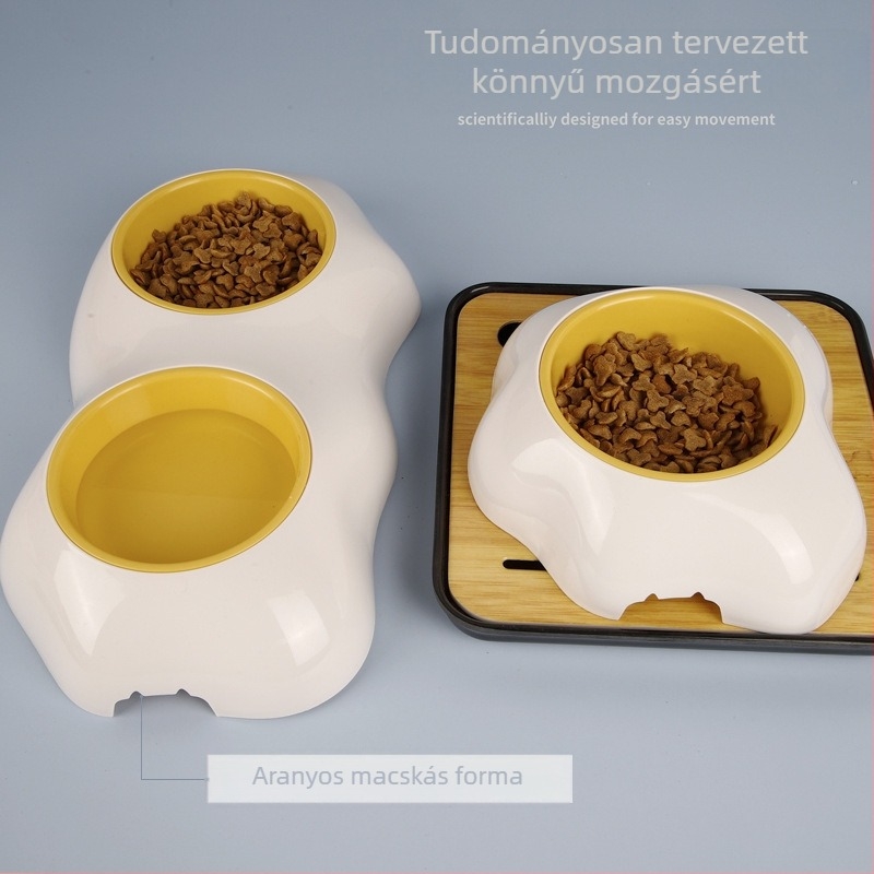 Állateledel-tálak – egyrészes és dupla tálak kutyáknak és macskáknak, itató, PP anyag, 60 db csomag, márka Egyéb, kategória: állateledeles edények