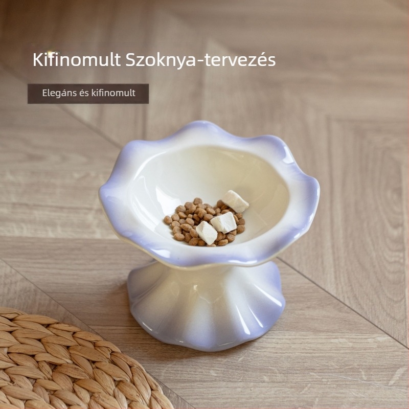 Macska kerámia magas tál felborulás elleni védelemmel – Xingmi Ceramics