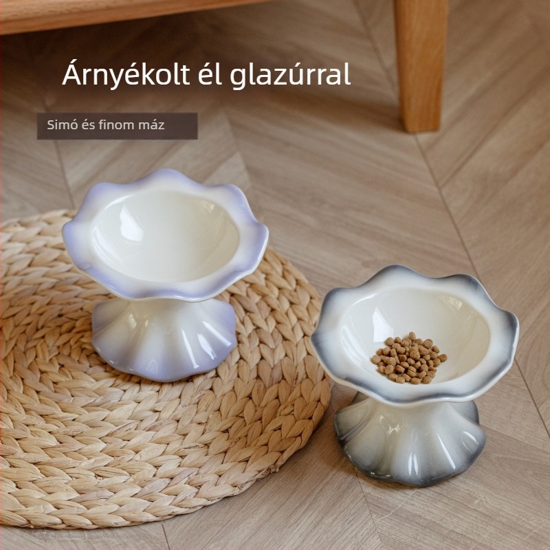 Macska kerámia magas tál felborulás elleni védelemmel – Xingmi Ceramics