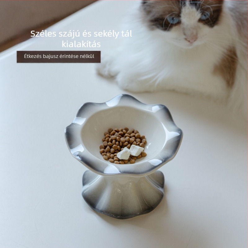Macska kerámia magas tál felborulás elleni védelemmel – Xingmi Ceramics