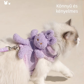 Zichen (Pet) macska mellény-vezető – kötél/lánc, 200 darabos csomag