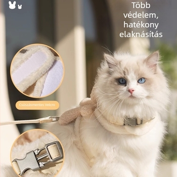Zichen (Pet) macska mellény-vezető – kötél/lánc, 200 darabos csomag