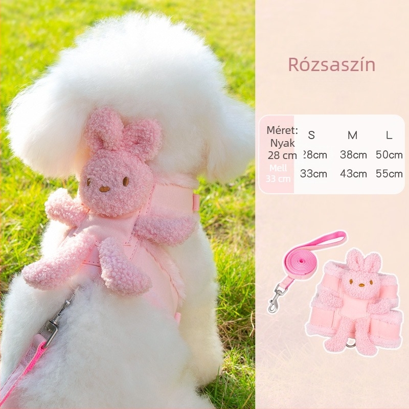 Zichen (Pet) macska mellény-vezető – kötél/lánc, 200 darabos csomag