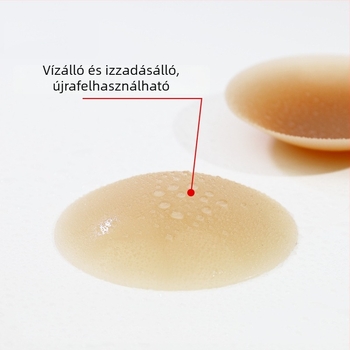 Bijini szilikon mellbimbó-fedők - ultra vékonyak, láthatatlanok, légáteresztőek, fényes felület