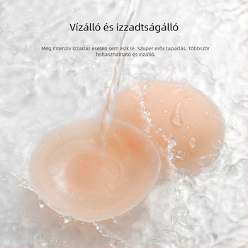 Bijini szilikon mellbimbó-fedők - ultra vékonyak, láthatatlanok, légáteresztőek, fényes felület
