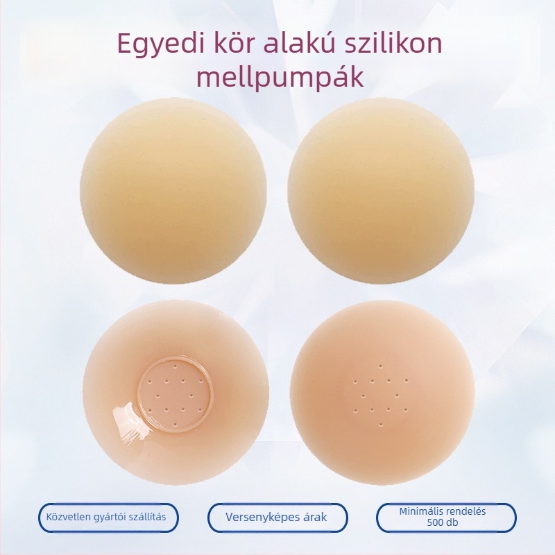 Bijini szilikon mellbimbó-fedők - ultra vékonyak, láthatatlanok, légáteresztőek, fényes felület