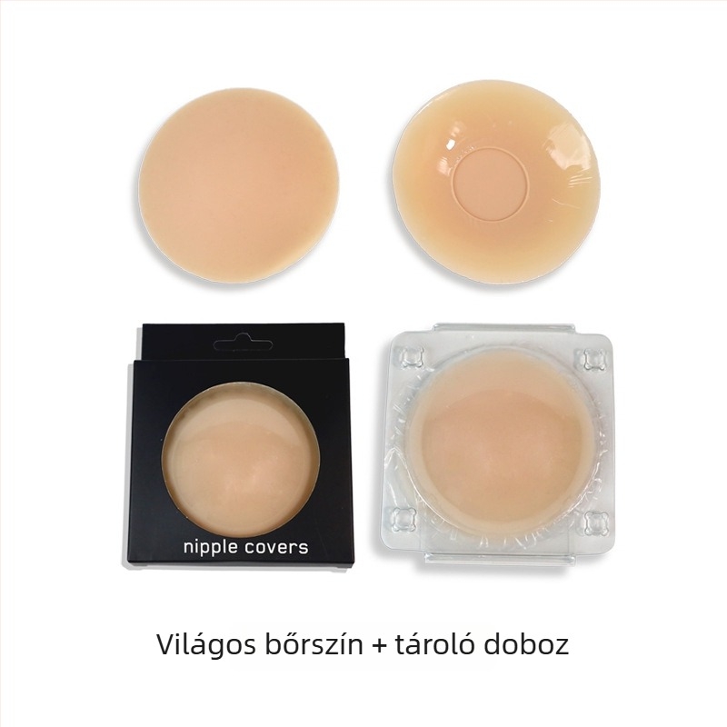 Bijini szilikon mellbimbó-fedők - ultra vékonyak, láthatatlanok, légáteresztőek, fényes felület