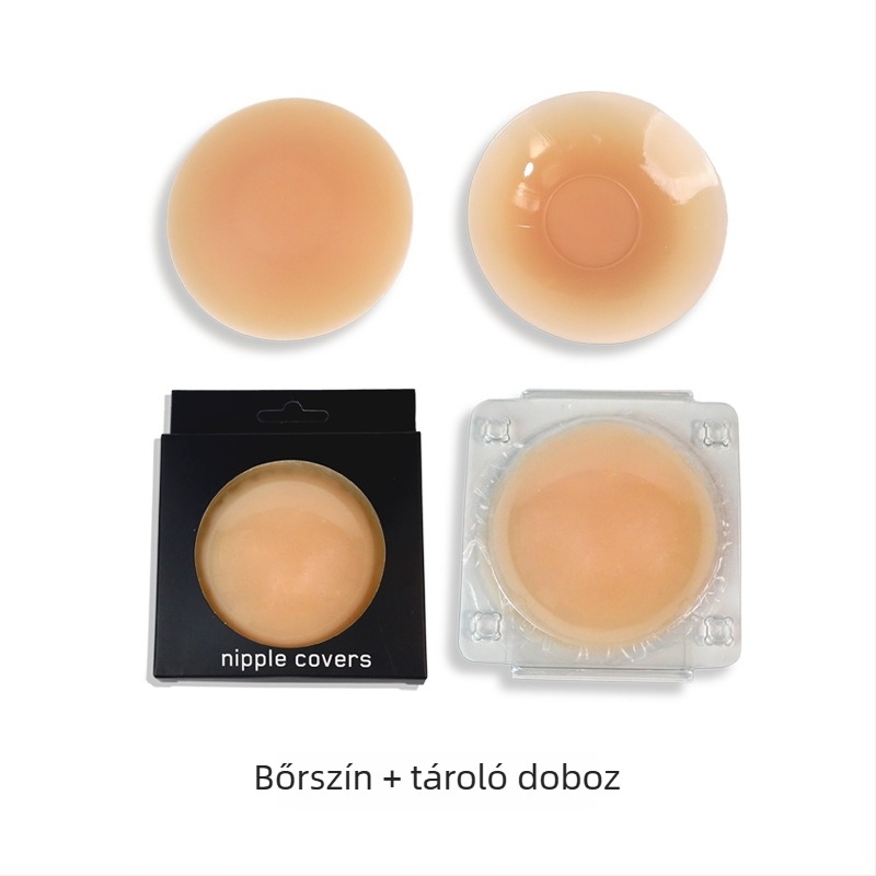 Bijini szilikon mellbimbó-fedők - ultra vékonyak, láthatatlanok, légáteresztőek, fényes felület