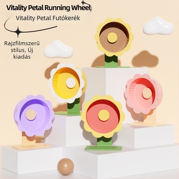 Hamster futókerék, műanyag, eredet: Shandong, tömeg: 1, dobozban 10 darab, márka Demon pet notes