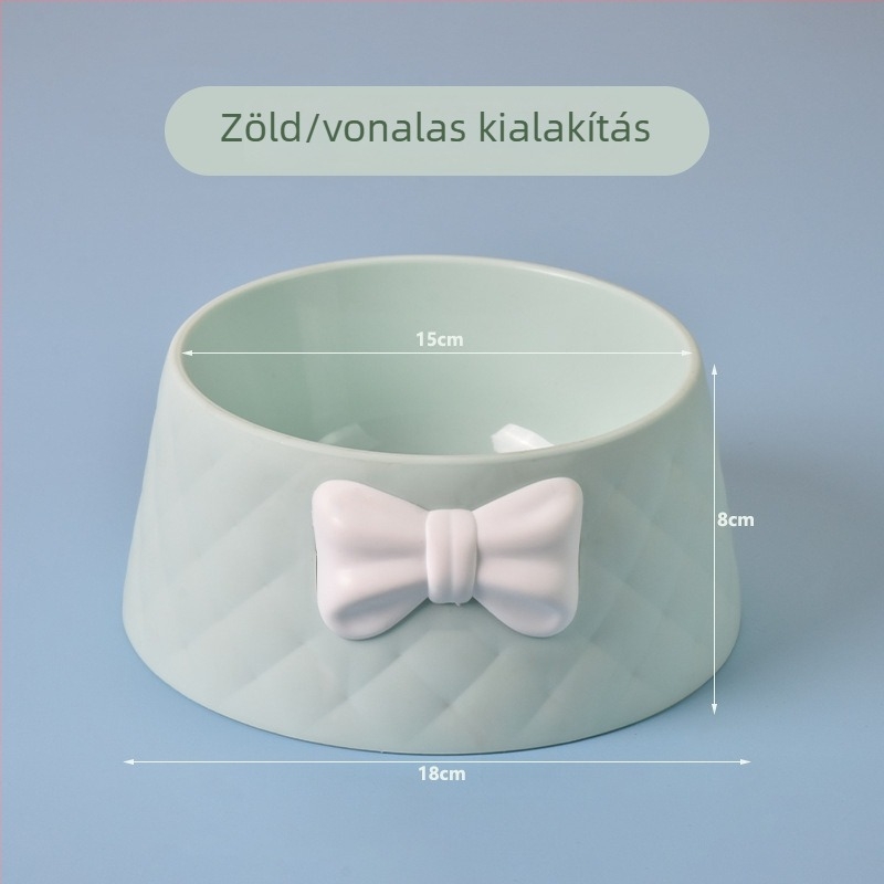 Műanyag dupla tál kutyáknak és macskáknak, étel- és víz tál