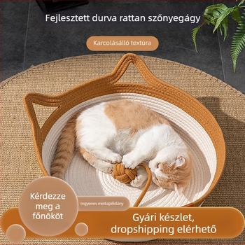 Textil macskafészek egész éves használatra — Zixuan márka, Anhui eredetű, macskáknak