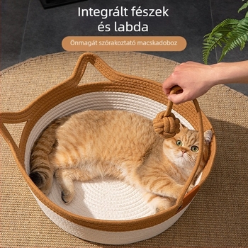 Textil macskafészek egész éves használatra — Zixuan márka, Anhui eredetű, macskáknak