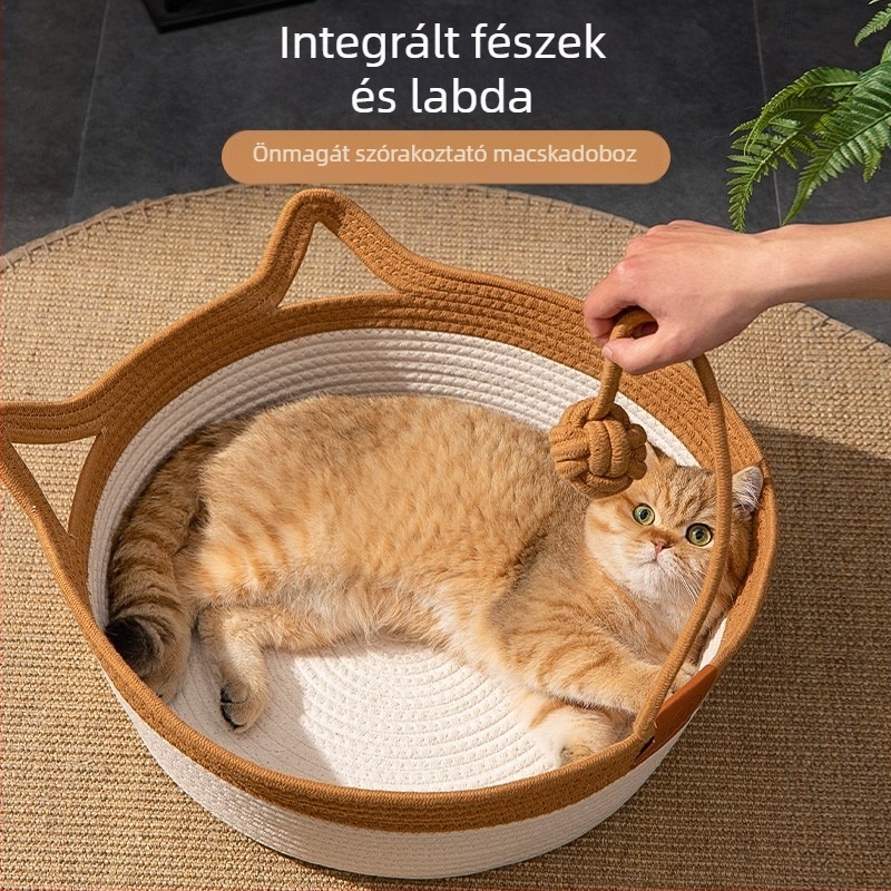 Textil macskafészek egész éves használatra — Zixuan márka, Anhui eredetű, macskáknak