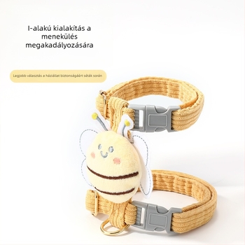 Nylon macska hám I-alakú mellkasi pánttal, állítható, nem visszahúzódó pórázzal, Yiwu eredetű, Jiawang yimiao márka