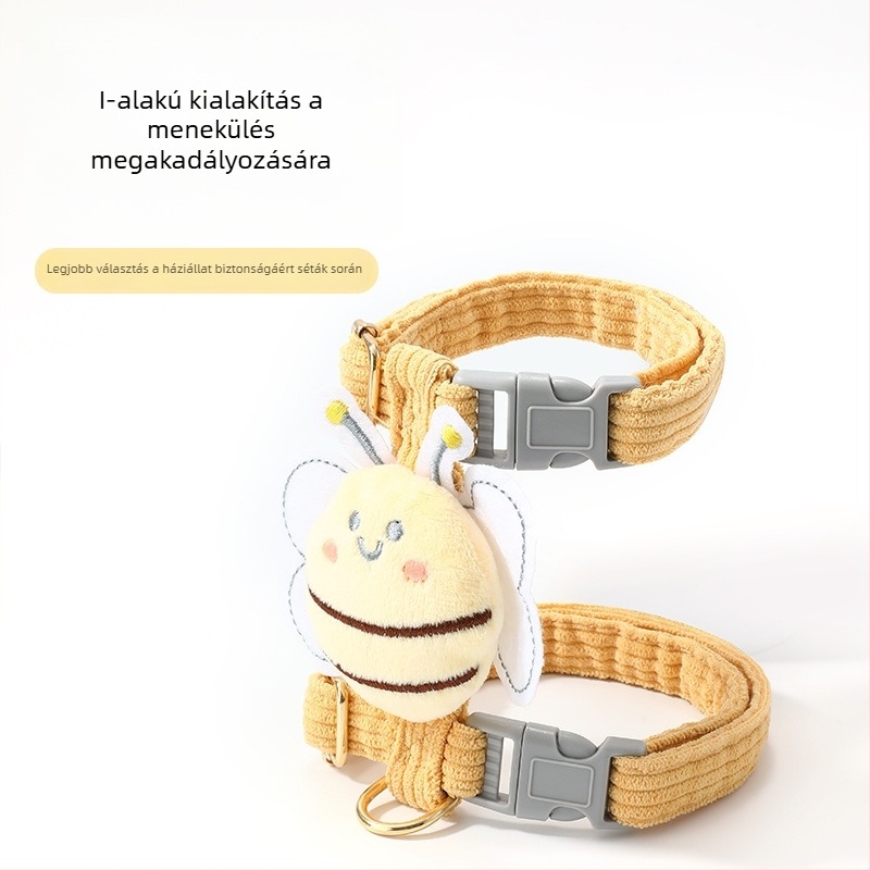 Nylon macska hám I-alakú mellkasi pánttal, állítható, nem visszahúzódó pórázzal, Yiwu eredetű, Jiawang yimiao márka