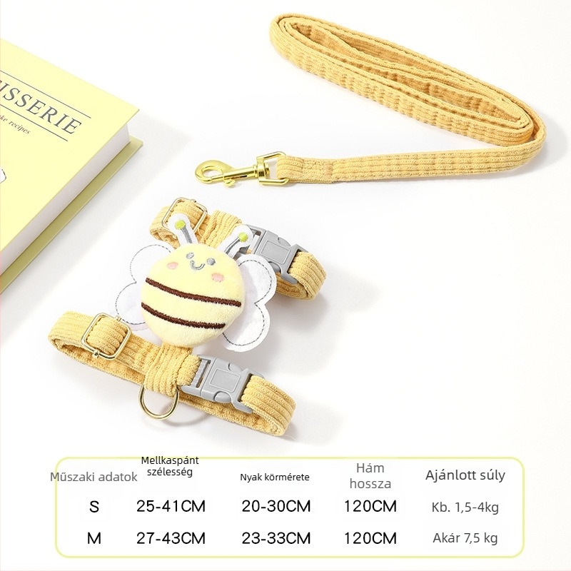 Nylon macska hám I-alakú mellkasi pánttal, állítható, nem visszahúzódó pórázzal, Yiwu eredetű, Jiawang yimiao márka