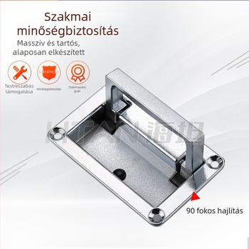 Haitan LS702 Panel fogantyú szekrényekhez, rejtett szerelés, cinkötvözet, homokkrómozás