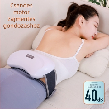 F5 Otthoni hasmasszírozó kettős korongokkal, technikák: forró kompresszió és dagasztás, hálózati tápegység, gombos vezérlés, intelligens időzítés