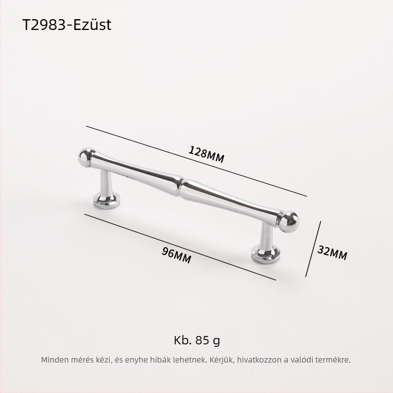 Szekrényajtó és fiók fogantyú – Francia stílusú sárgaréz, CNC megmunkálás, modell 2983, Nado