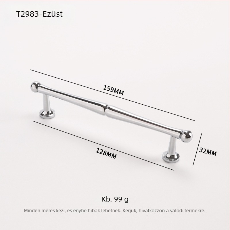 Szekrényajtó és fiók fogantyú – Francia stílusú sárgaréz, CNC megmunkálás, modell 2983, Nado
