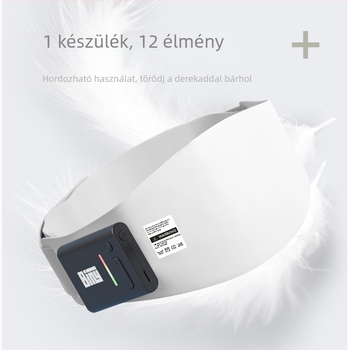 EMS mikroárammal működő hasi formázó öv vibrációs masszázzsal és meleg nyomással — USB tápegység, állítható intenzitás, 5–7 masszírozófej, Tomorrow's beauty