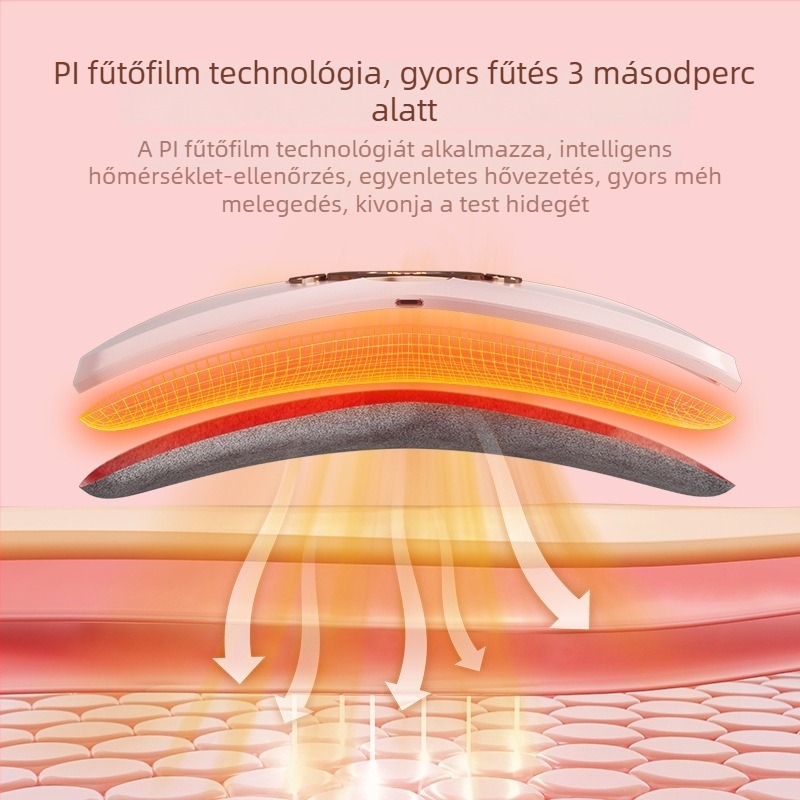 Töltéses infravörös fűtéses masszázsöv Ng-708, 4 sebesség, 50–65°C, 410 g