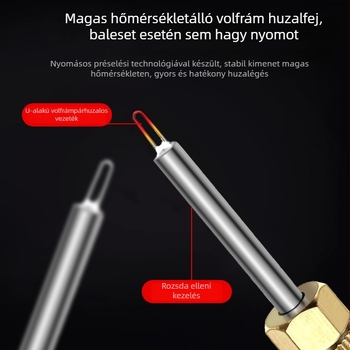 510 sorozat cserélhető forrasztóhegy – toll alakú forrasztóhegy meleg vezetékhez