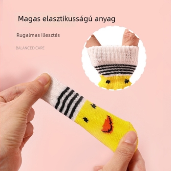 Kutyas zokni Cartoon mintával, pamut anyag, Twill szövés, Jacquard feldolgozás, tavasz–ősz szezon