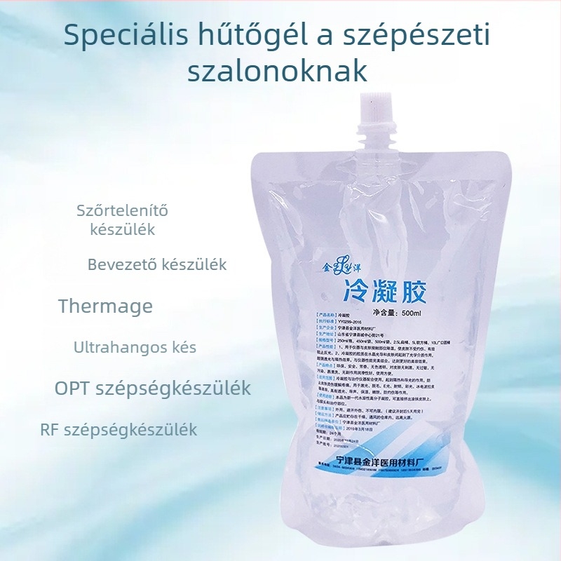 Gold Ocean Hideg Gél 500 ml, IPX1 vízálló, zacskóban csomagolva, beépített akkumulátor nélkül