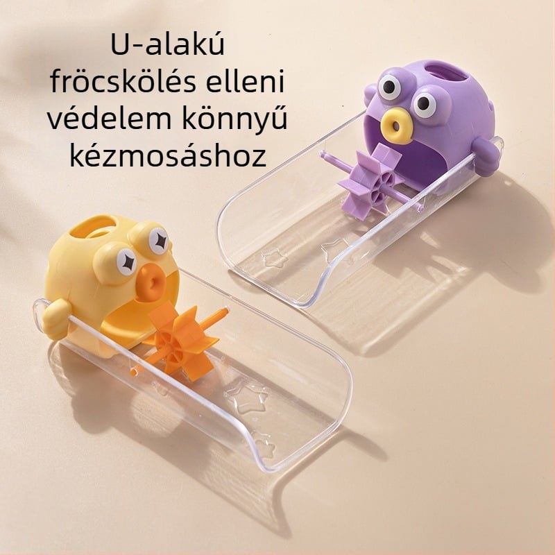 Csaptelep-hosszabbító – Gyerek témájú rajzfilmszerű dizájn, univerzális kompatibilitás, Anyag: PP, Funkció: csaptelep-hosszabbító, Márka: Xingyang, Sorozat: Dudu fish, Bevezetés: 2025 ápr.