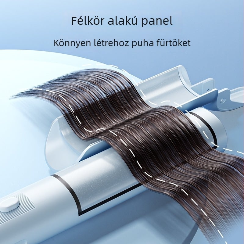 Három az egyben hajformázó eszköz ív alakú fűtőlemezzel, kerámiabevonattal, 31 mm, 15 hőmérséklet-szint, 100–240V, 29W