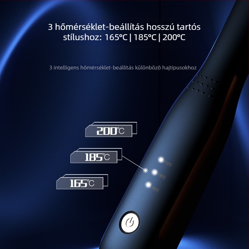 Kettős használatú hajformázó és hajvasaló kerámiaplattával 31 mm+, 25W, 220V, vezetékes, 3 hőmérséklet-szint, rövid hajhoz