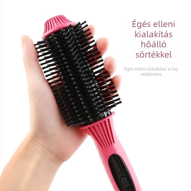 2-in-1 hajvasaló és göndörítő eszköz turmalinkerámiával, görgőátmérő kisebb, mint 15 mm, két hőmérséklet-beállítás, 20W, 220V, nedves és száraz hajhoz