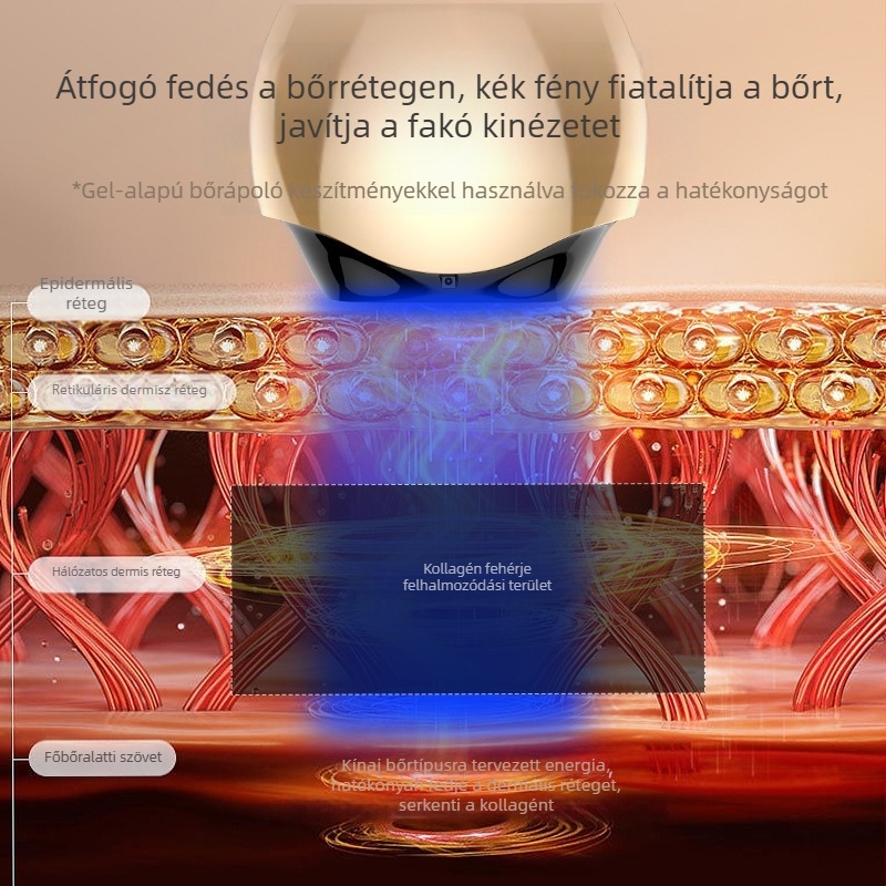 Arcmasszázs készülék – hordozható, beépített akkumulátor 1000–1200 mAh, bőrmegújulás, IPX0