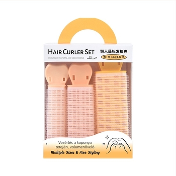 Marianne göndörítővas klipsz-készlettel dús fürtökhöz, nylonból, modell 9069