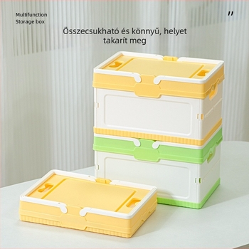 Összecsukható autócsomagtartó tároló doboz – PP műanyag, kézben hordozható, 5–10 L kapacitás