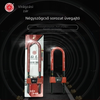 Üvegajtóhoz készült ajtózár – Plum Blossom Lock MH800-806/808, acélból készült, irodai, szoba- és csúszóajtókhoz, modern egyszerű stílus