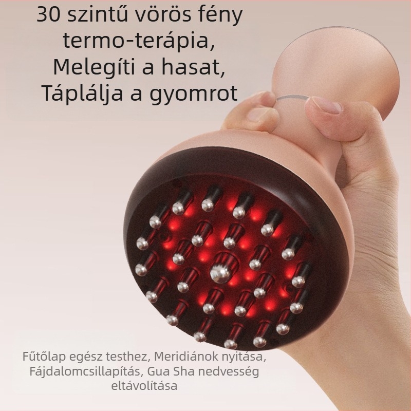 SEEYOUNG XY-M04 Elektromos meridián terápiás scraping eszköz fűtéssel, USB tápellátással, gombos vezérléssel