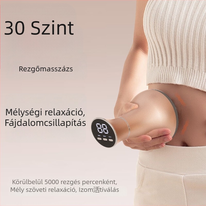 SEEYOUNG XY-M04 Elektromos meridián terápiás scraping eszköz fűtéssel, USB tápellátással, gombos vezérléssel