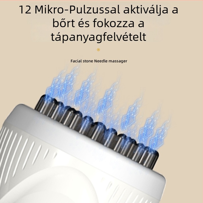Elektromos meridián masszírozó otthoni használatra, hasmasszázs, váll- és nyakrezgés, vörös fényes terápia és melegítés – újratölthető, gombos vezérlés, modell JLS-666, 40–55°C, 1500mAh, ABS