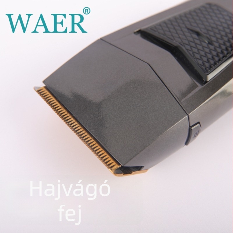 WAER férfi elektromos borotválkozó készlet – újratölthető, beépített 1200–2000 mAh akkumulátor, üzemidő 1–3 óra, levehető mosófej, rozsdamentes acél pengék